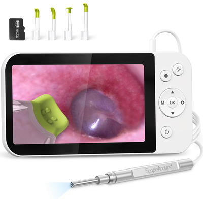 Amazon Best Seller Ear Endoscope With 5inch Screen 3.9mm Otoscope Camera Ear Cleaner